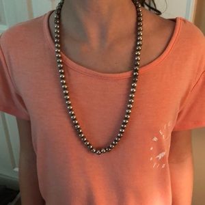 Silver Bead Necklace